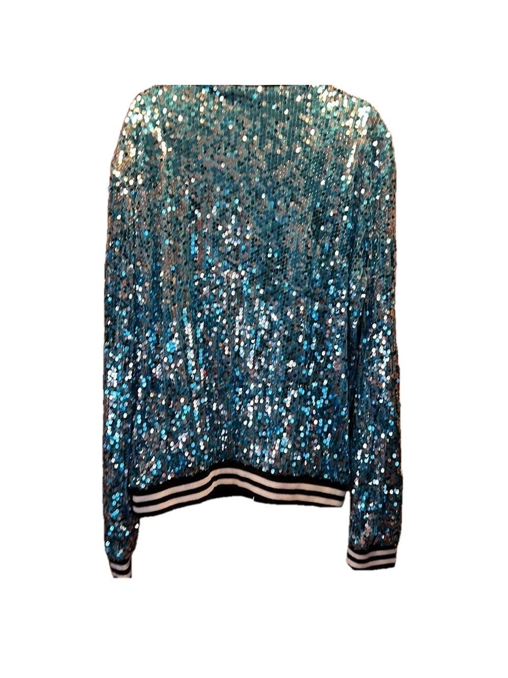 Anna-Kaci California Jacket, SZ XXL, PTP 27”, Length 27.5”, Full of Sparkles - Picture 4 of 9